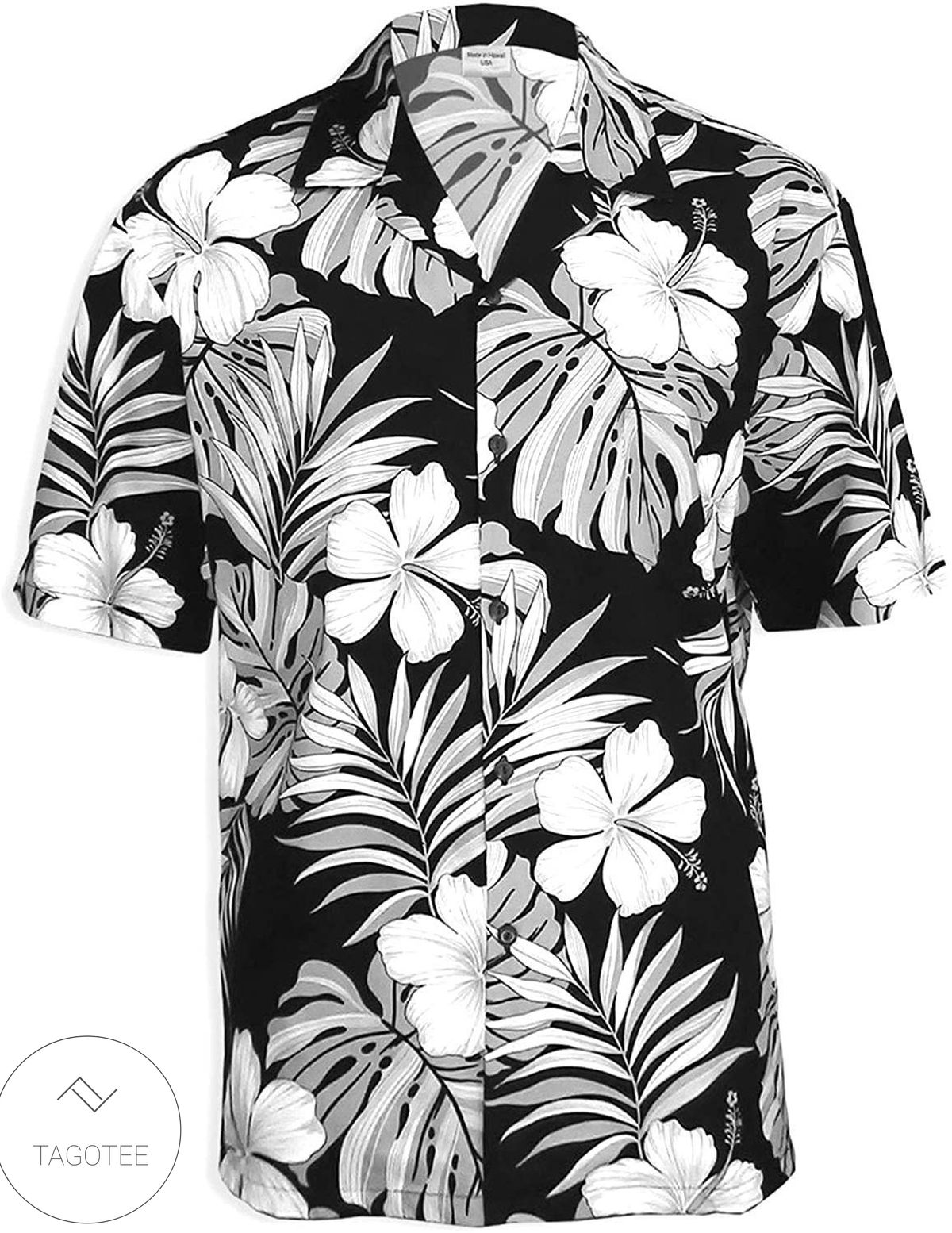 Big Hibiscus Purple Hawaiian Shirt