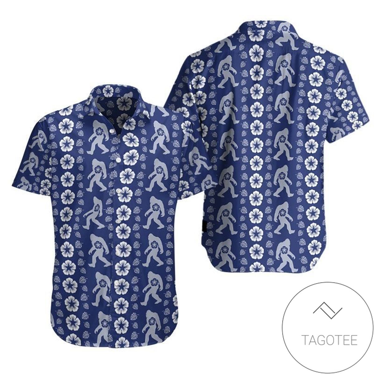 Bigfoot Hawaiian Shirt Perfect Bigfoot Clothing