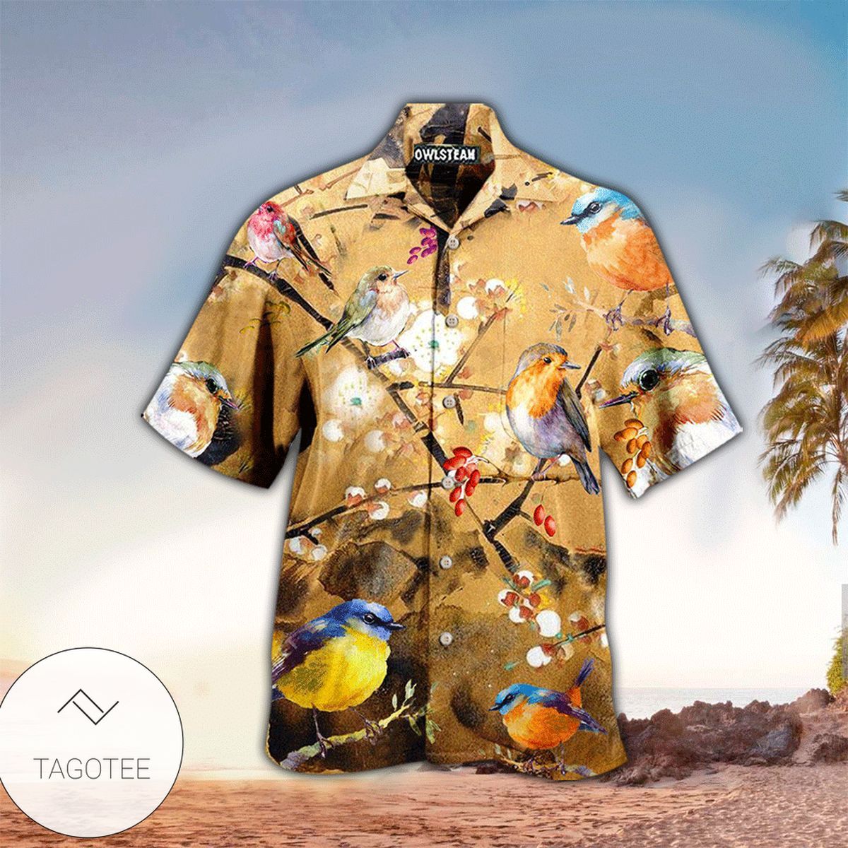 Binance Coin Logo Pattern Art Hawaiian Shirt