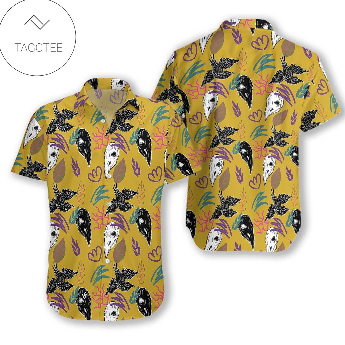 Birds Love Snow Love Christmas Hawaiian Shirt