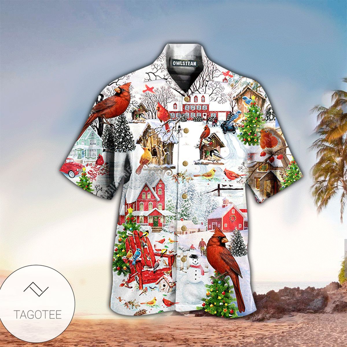 Bird Skull Hawaiian Shirt