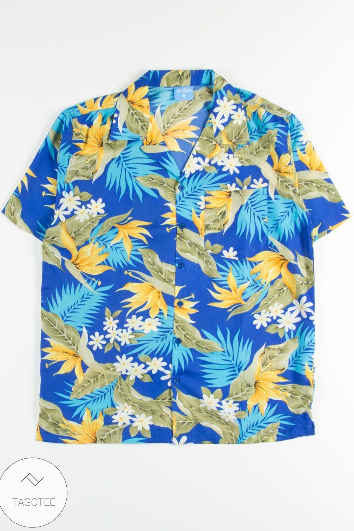 Bison Blue Unique Design Unisex Hawaiian Shirt