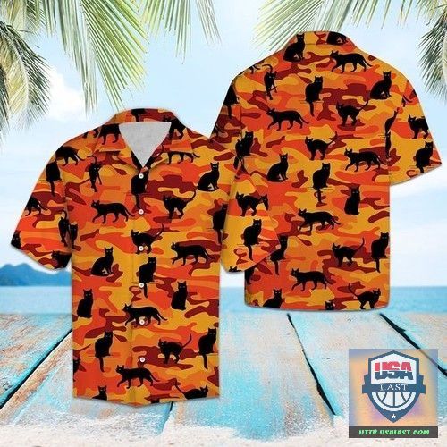 Black Cat Blessed To Be Called Mom Hawaiian Shirt