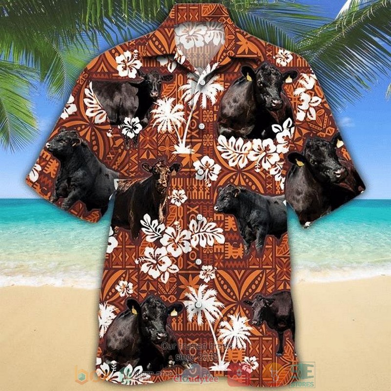 Black German Shepherds pattern Independence Day Is Coming Hawaiian Shirt