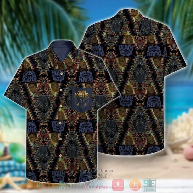 Black Native Tribes Pattern Native American Hawaiian Shirt