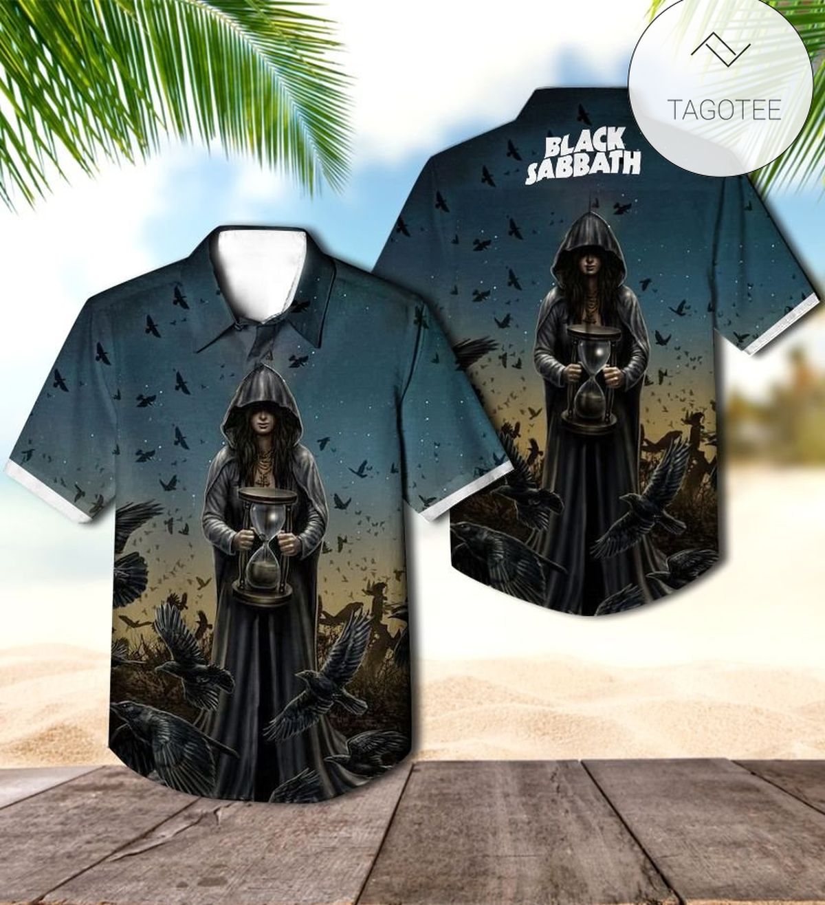 Black Sabbath The Eternal Idol Album Cover Hawaiian Shirt