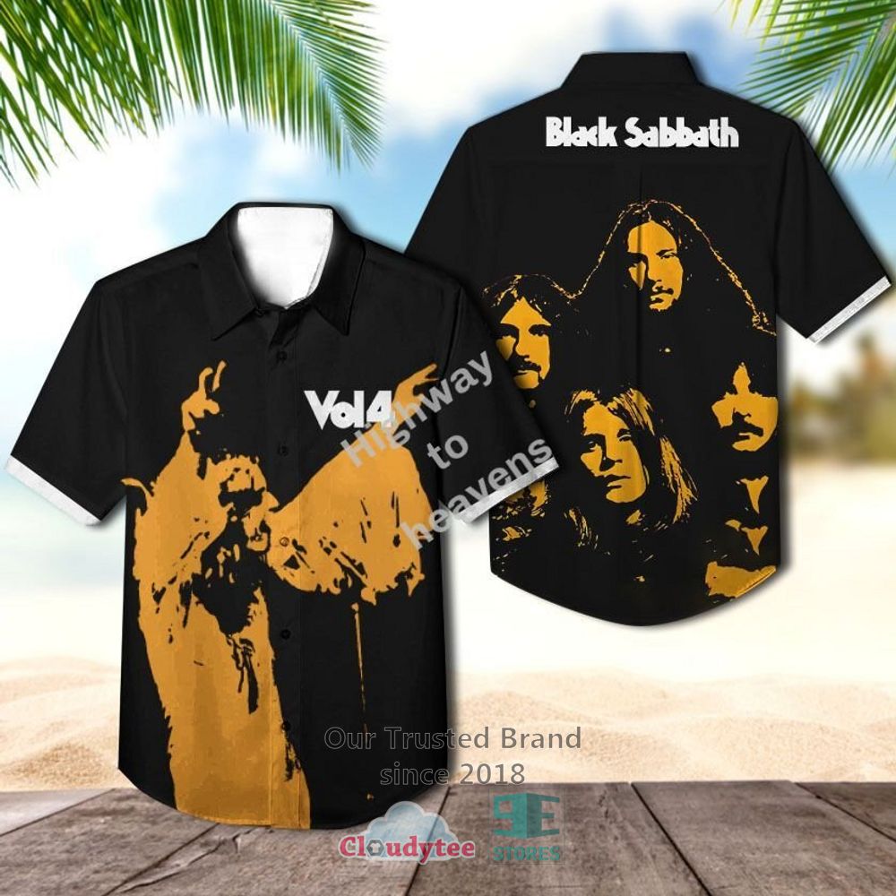 Black Sabbath Wow Casual Hawaiian Shirt