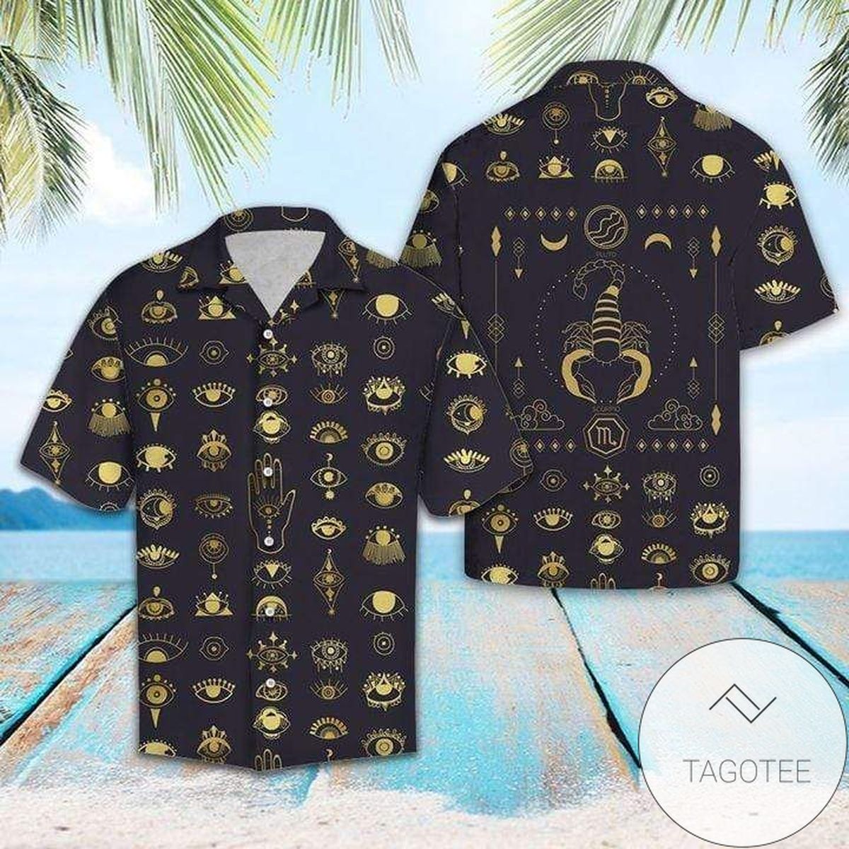 Black Wolf Hawaiian Shirt