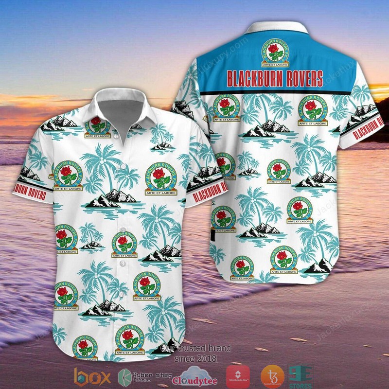 Blackburn Rovers Hawaiian Shirt, Beach Short