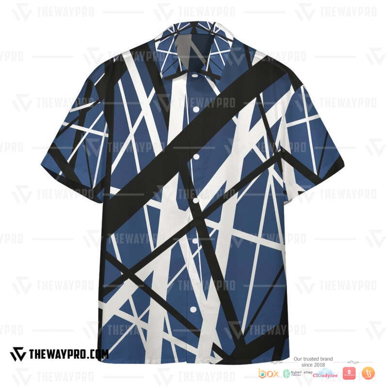 Blue Arrow Native American Hawaiian Shirt