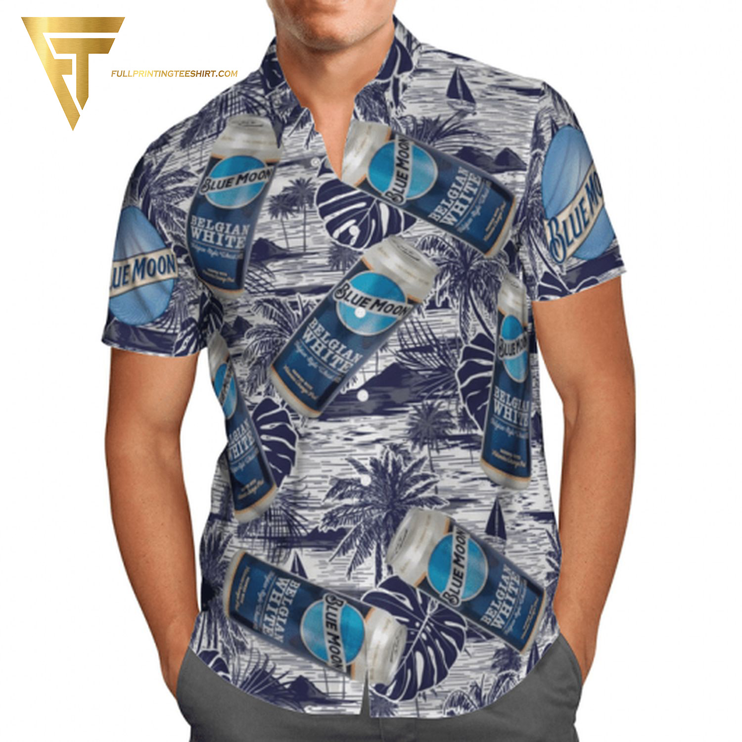 Blanton’s Bourbon Palm Tree Summer Outfits Hawaiian Shirt