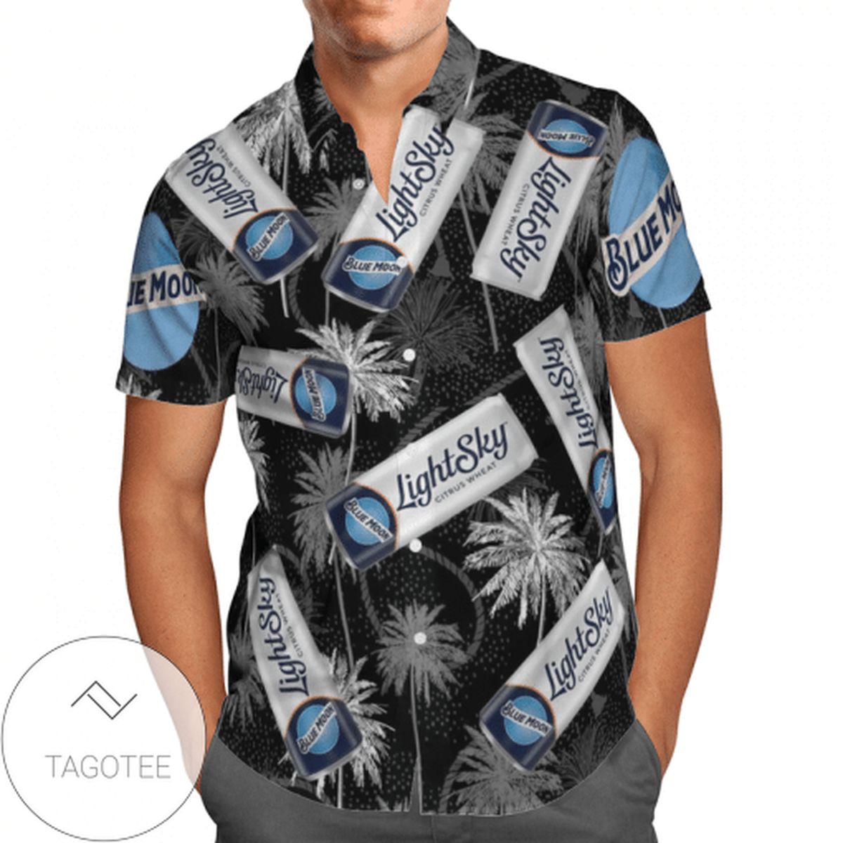 Blue Ocean Turtle Hawaiian Aloha Shirts