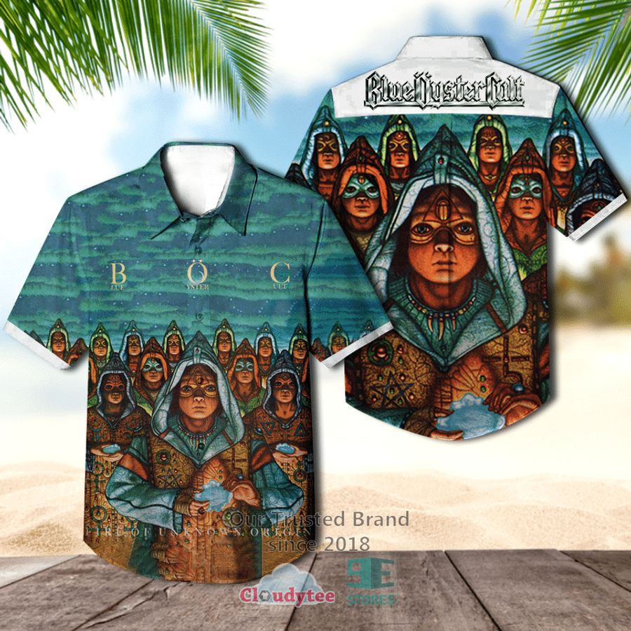 Blue Oyster Cult Mirrors Album Casual Hawaiian Shirt