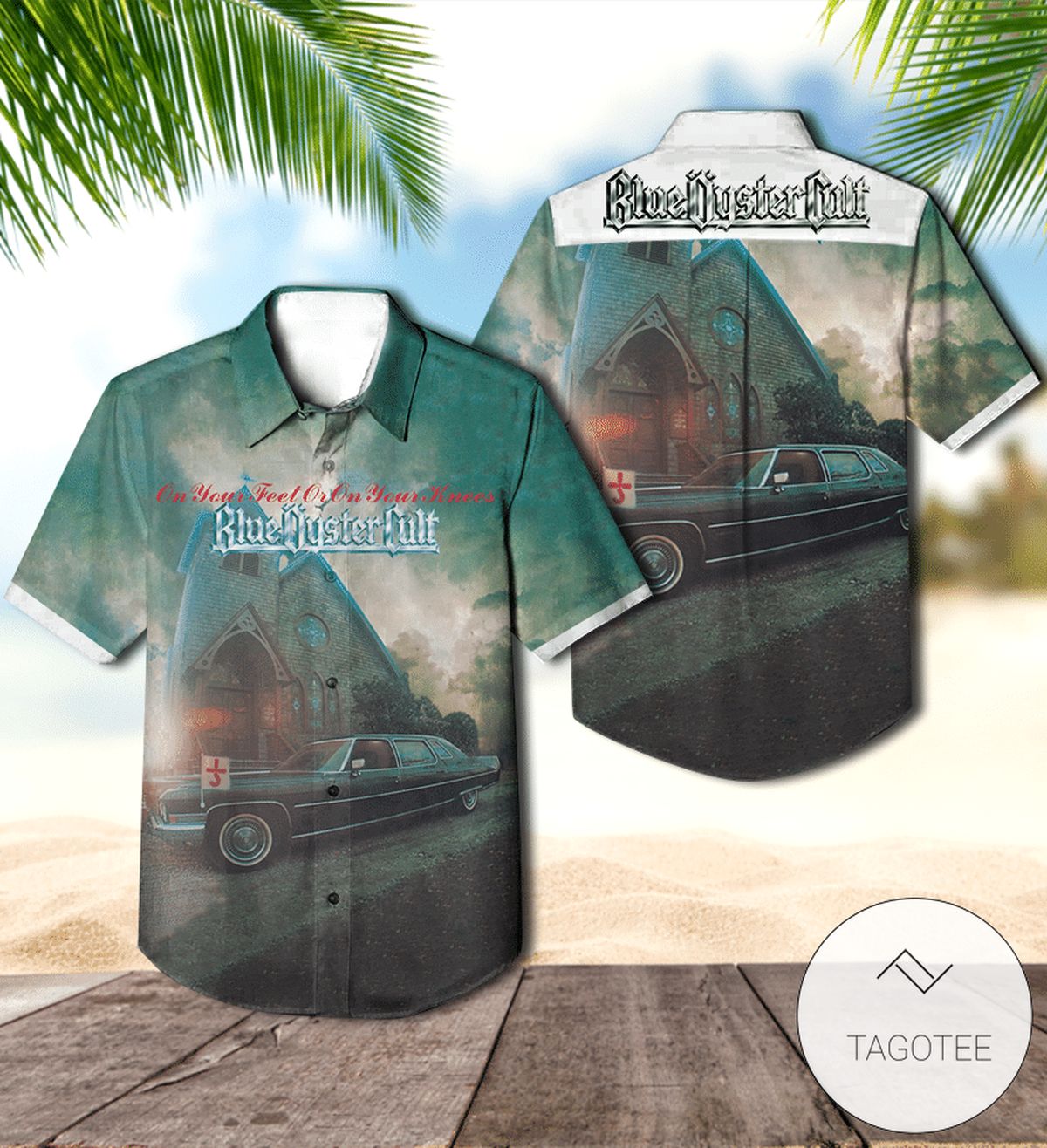 Blue Oyster Cult Spectres Album Cover Hawaiian Shirt