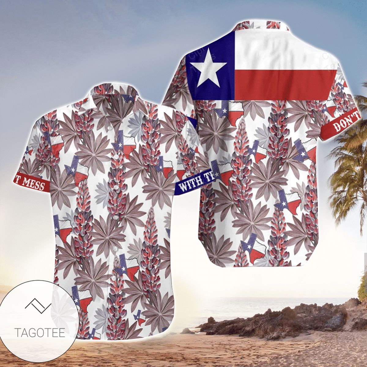 Bluebonnet Texas Hawaiian Shirt