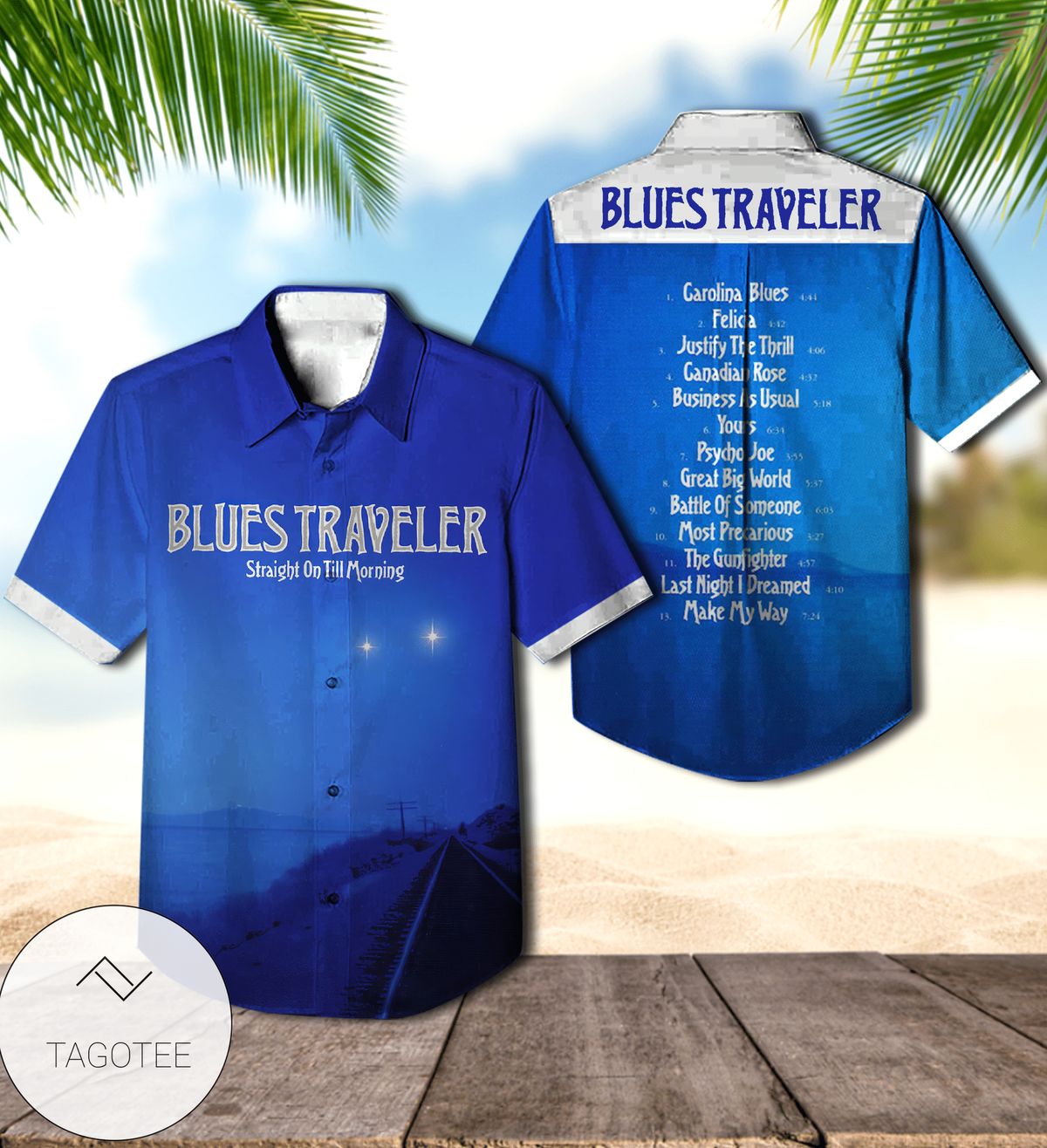 Blues Traveler The Eponymous Debut Album Cover Hawaiian Shirt