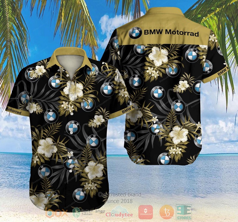 BMW Motorrad hibiscus Hawaiian Shirt