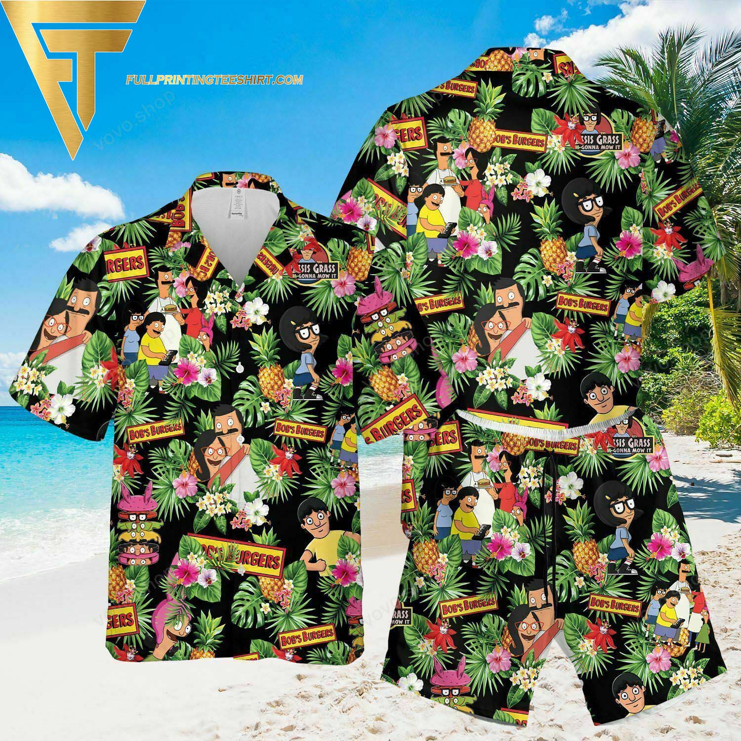 Boba Fett Palm Tree All Over Print Summer Vacation Hawaiian Shirt