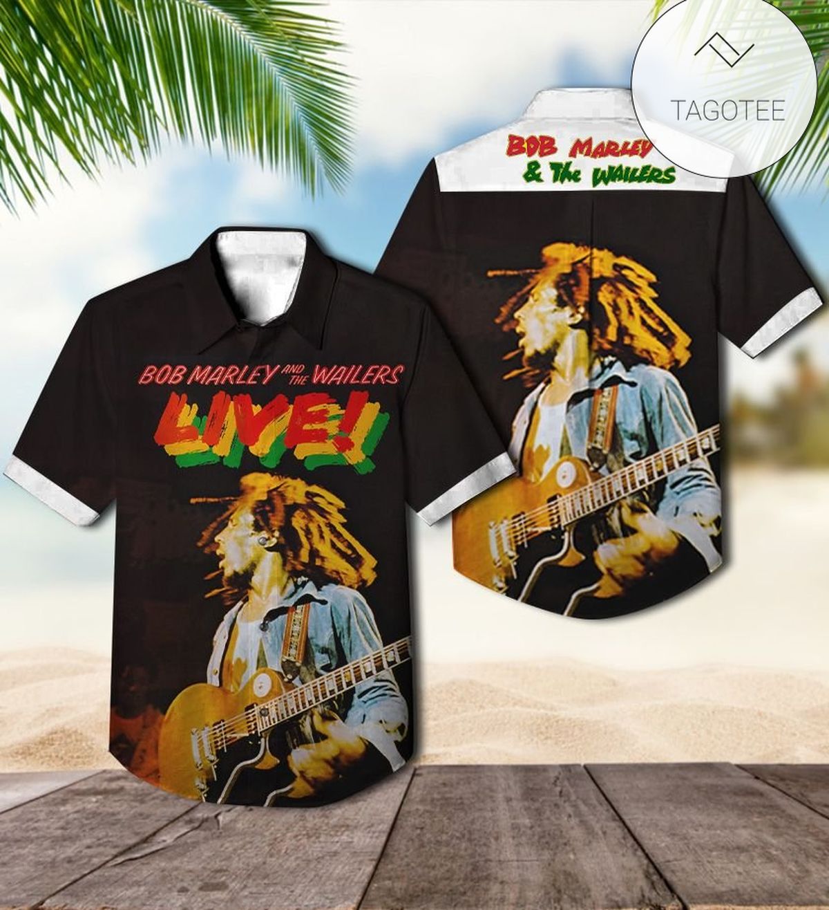 Bob Marley And The Wailers Kaya Album Cover Hawaiian Shirt