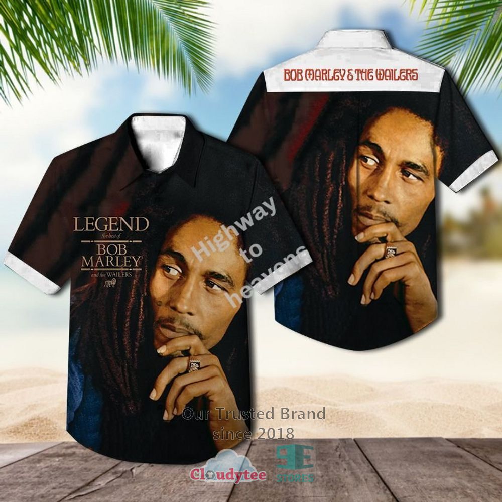 Bob Marley Kaya Casual Hawaiian Shirt