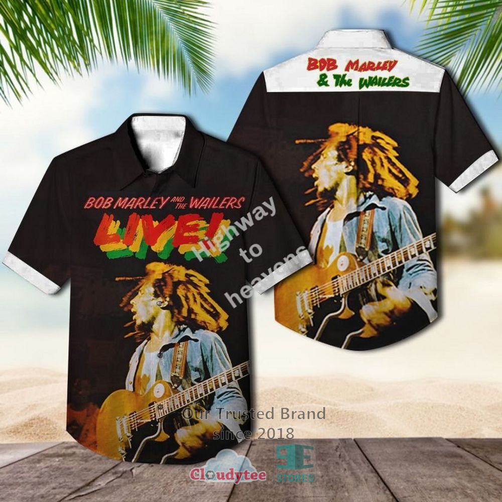 Bob Marley Natty Dread Casual Hawaiian Shirt