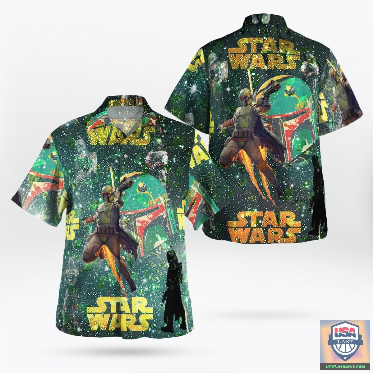 Boba Fett Star Wars Palm Tree Hawaiian Shirt