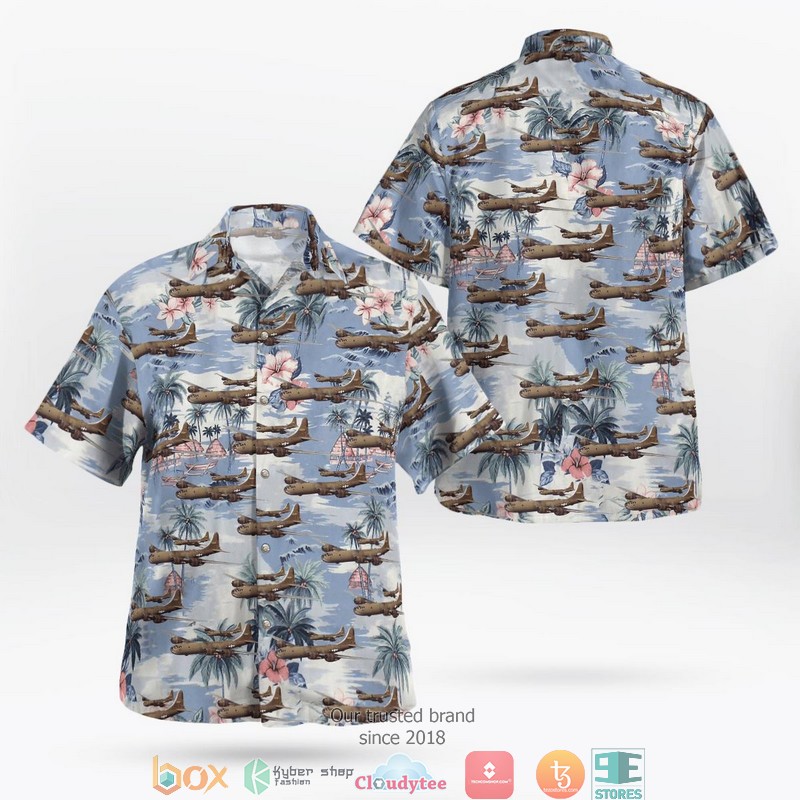 Boeing E-3 Sentry Hawaiian Shirt