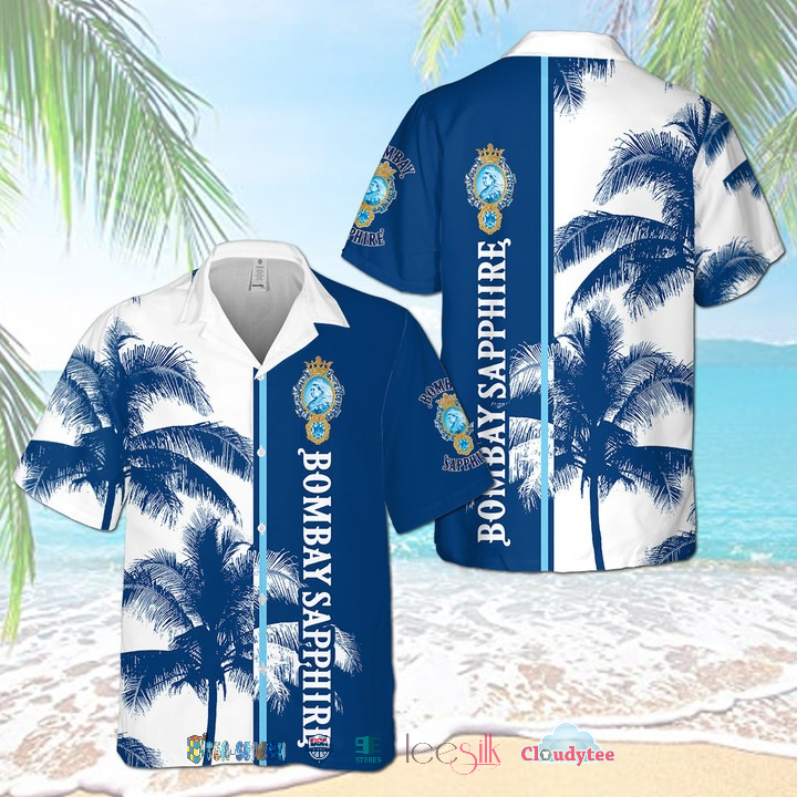 Bombay Sapphire Gin Hawaiian Shirt