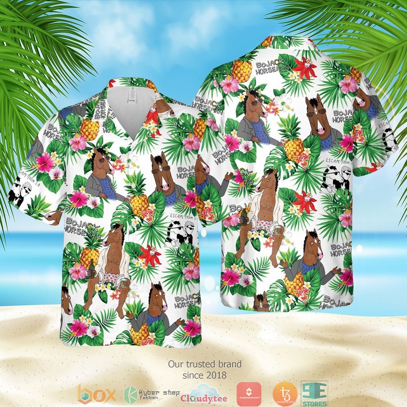 Bon Jovi Pineapple Black Hawaian Summer Outfit