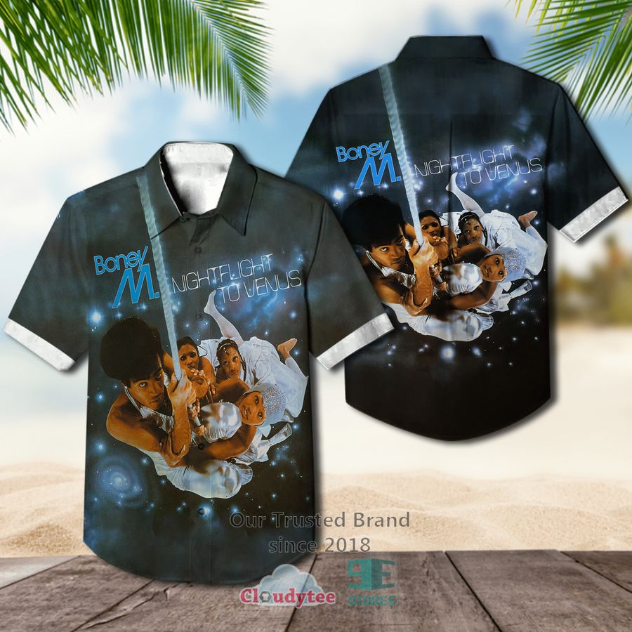 Boney M. Oceans of Fantasy Album Hawaiian Shirt