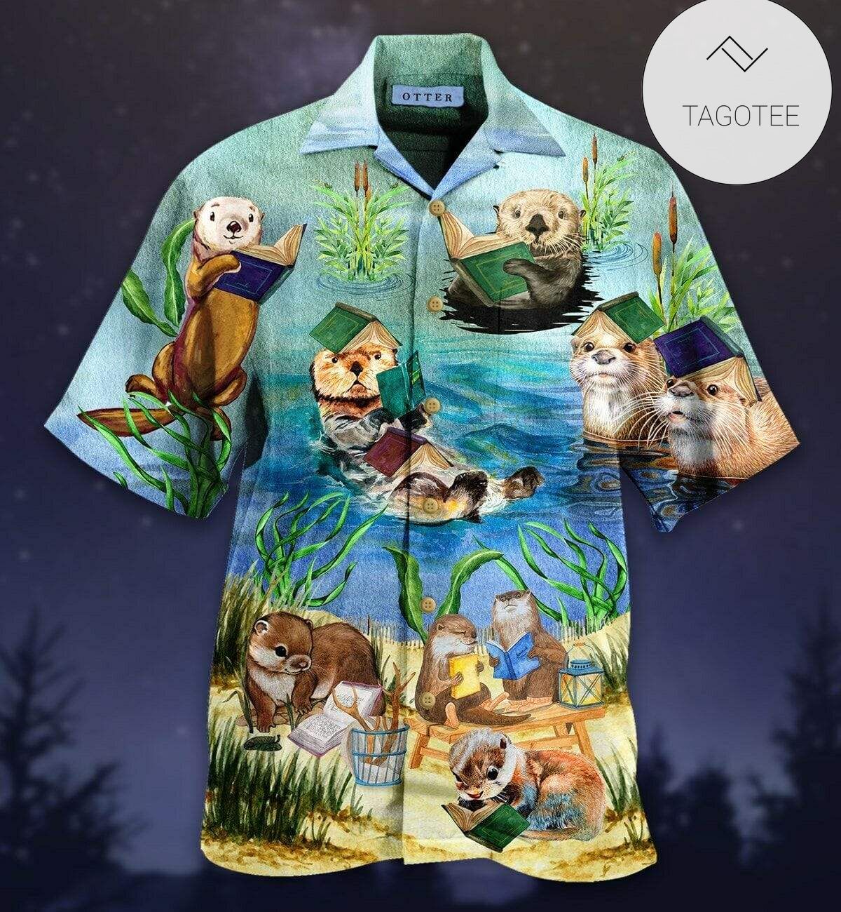 Book Hawaiian Shirt Bookshelfs And Cats 3d Aloha Shirt