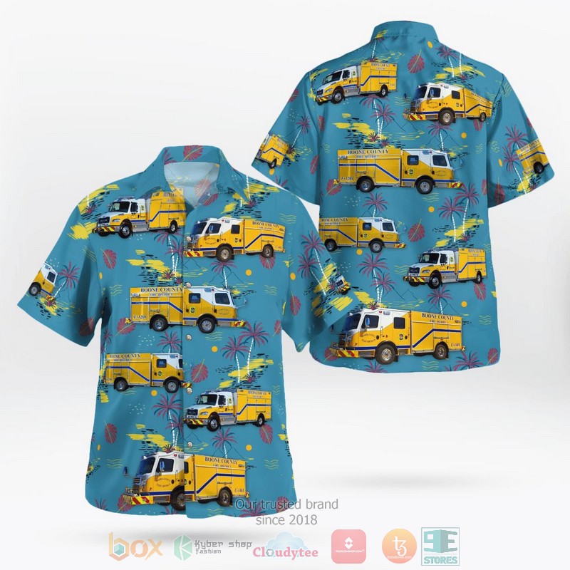 Boone County Water Rescue Hawaiian Shirt