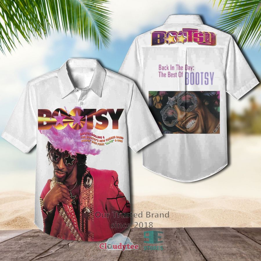 Bootsy Collins Bootsy Player of the Year Album Cover Hawaiian Shirt