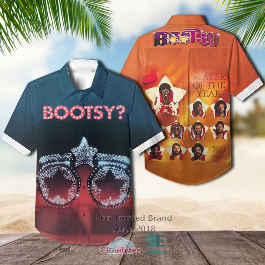 Bootsy Collins Back in the Day The Best of Bootsy Album Hawaiian Shirt