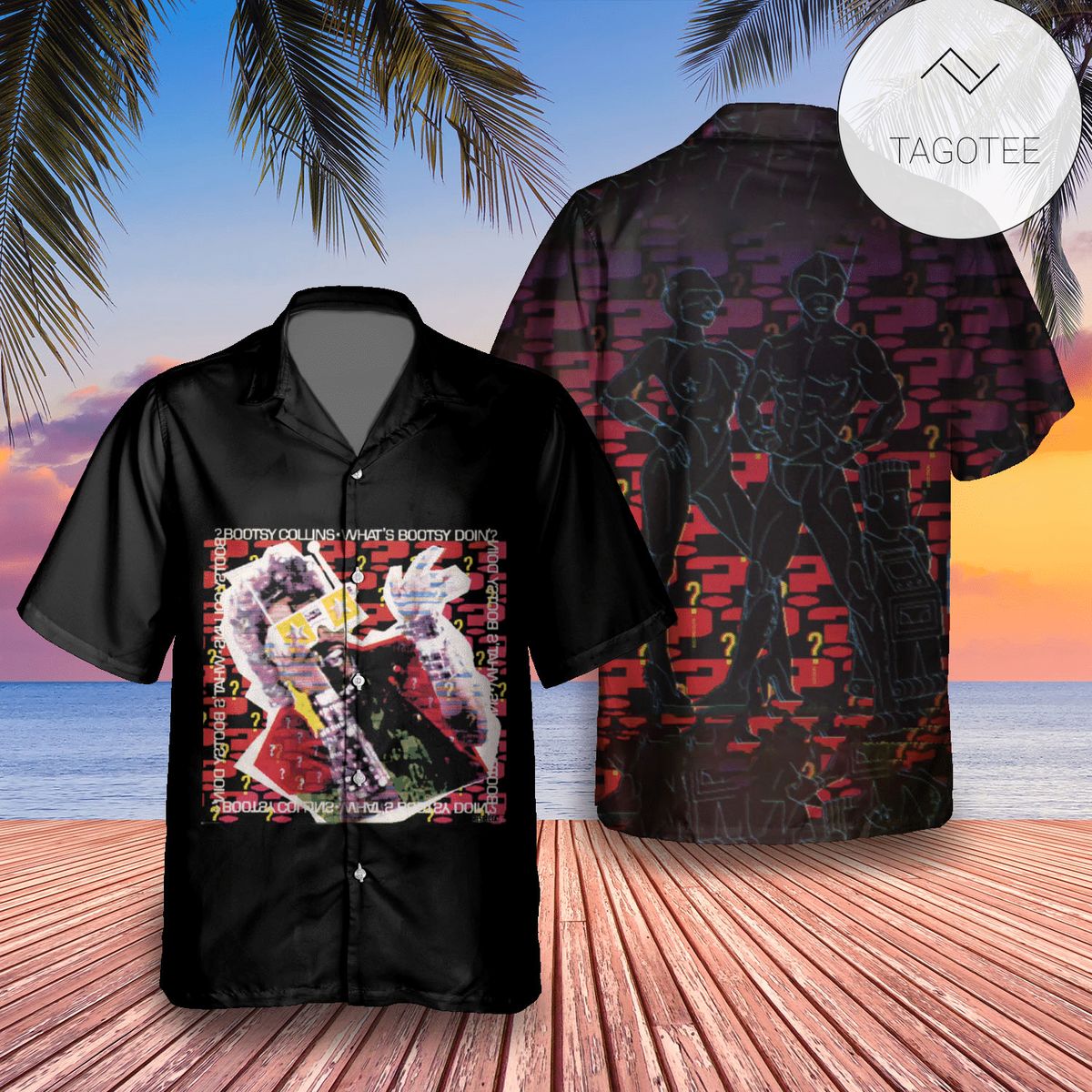 Bootsy Collins Ultra Wave Album Cover Hawaiian Shirt