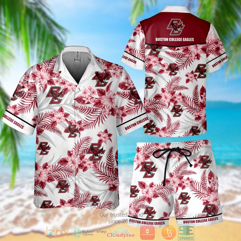 Boston College Eagles Hawaiian Shirt, Short