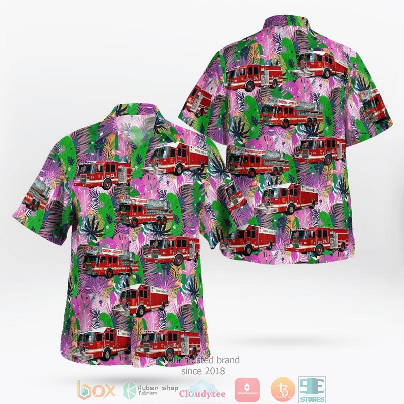 Boston Red Sox Black 2019 Jersey Inspired Style Hawaiian Shirt