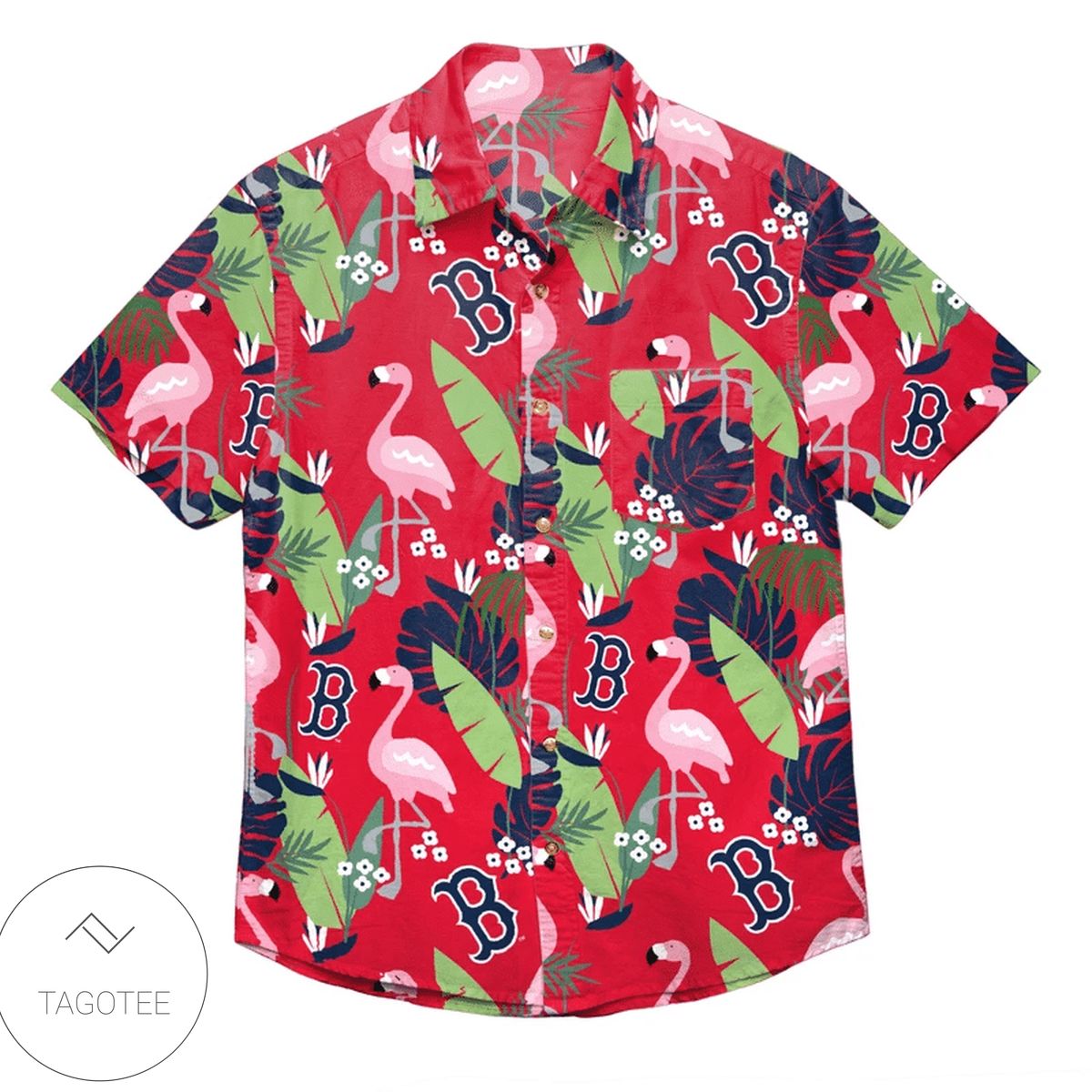 Boston Red Sox Mlb Men’S City Style Hawaiian Shirt