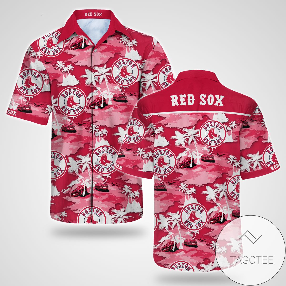 Boston Red Sox Tommy Bahama Hawaiian Shirt