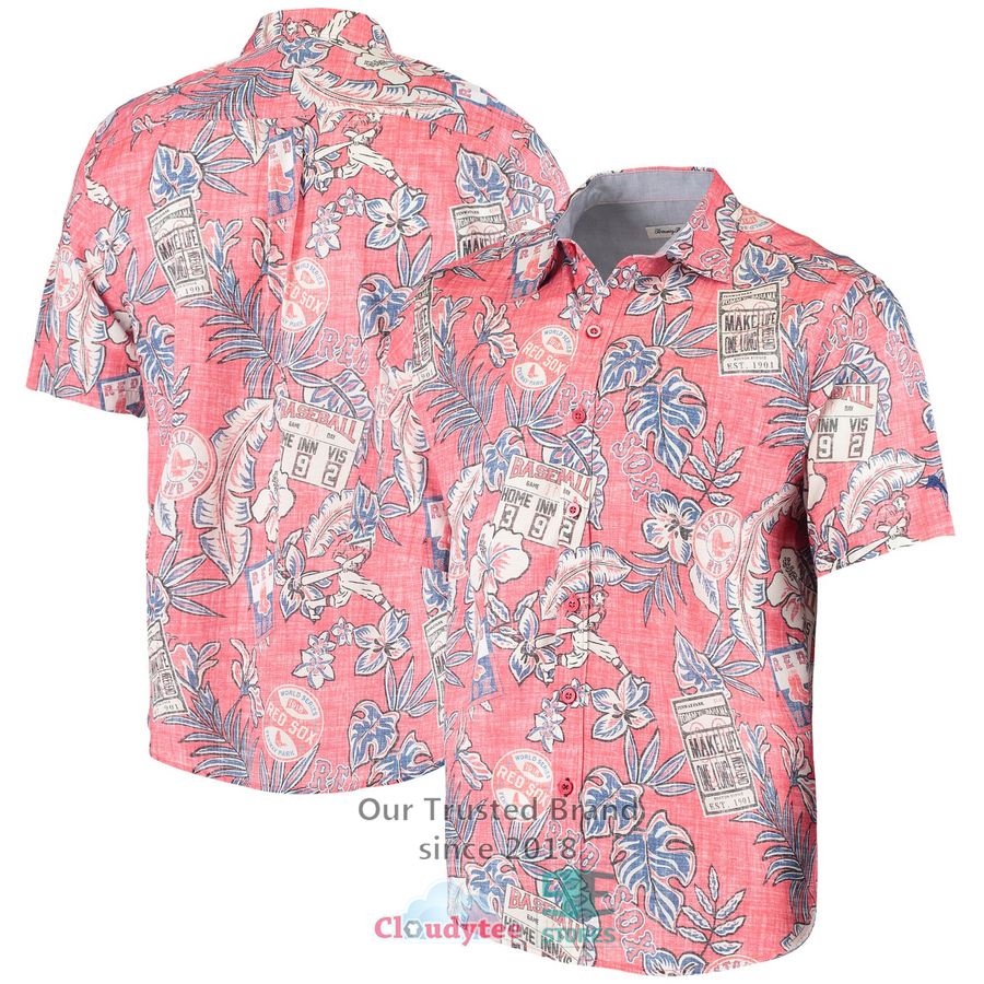 Boston Walk On Casual Hawaiian Shirt