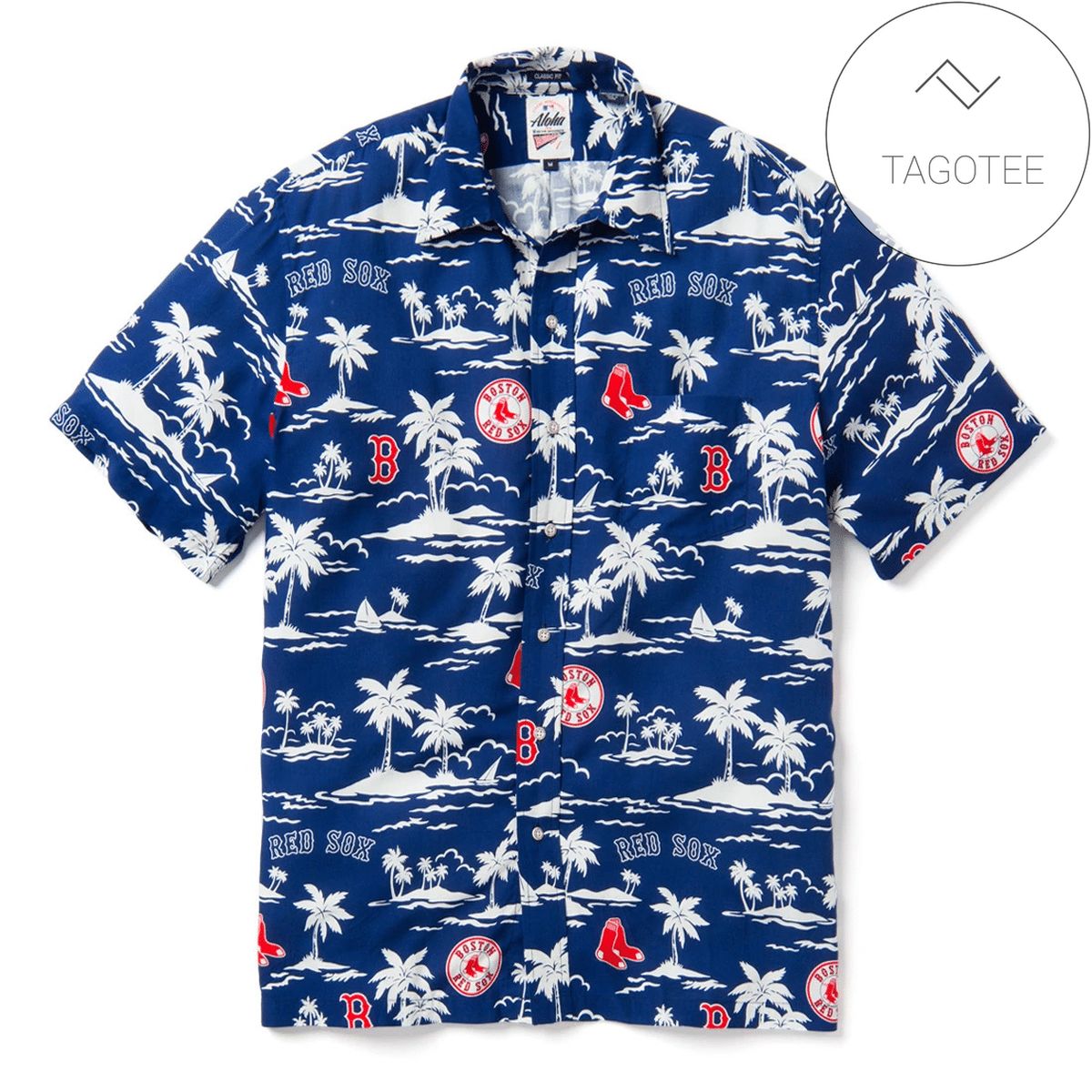 Boston Terrier Dogs Hawaiian Graphic Print Short Sleeve Hawaiian Casual Shirt