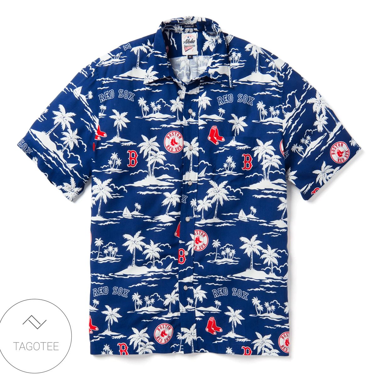 Boston Red Sox Tommy Bahama Hawaiian Shirt