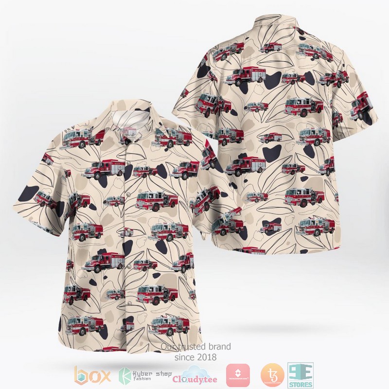 Bourbonnais Kankakee County Illinois Bourbonnais Fire Protection District Hawaiian Shirt