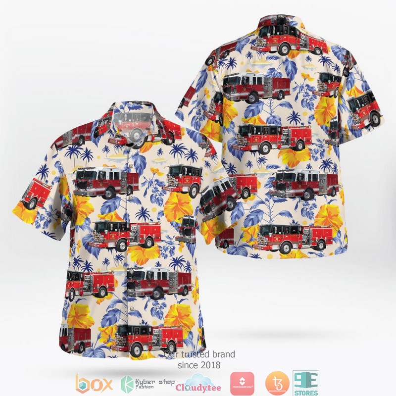 Bourbonnais Kankakee County Illinois Bourbonnais Fire Protection District Hawaiian Shirt