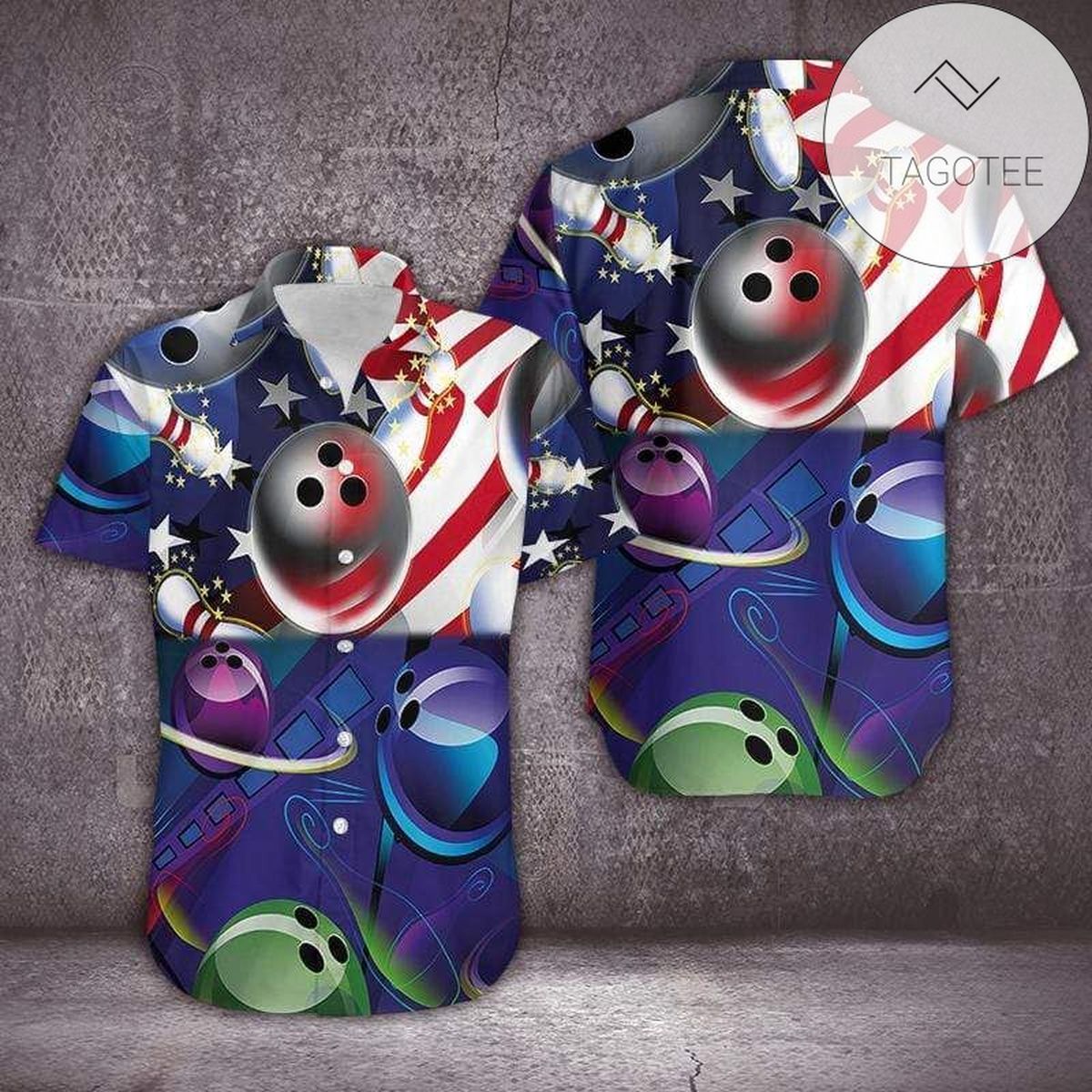 Bowling Game Summer Unisex Hawaiian Shirts