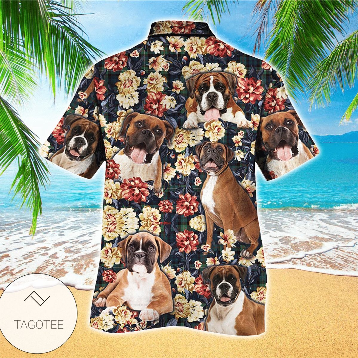 Boxer Dog Lovers Pineapple Hawaiian Shirt