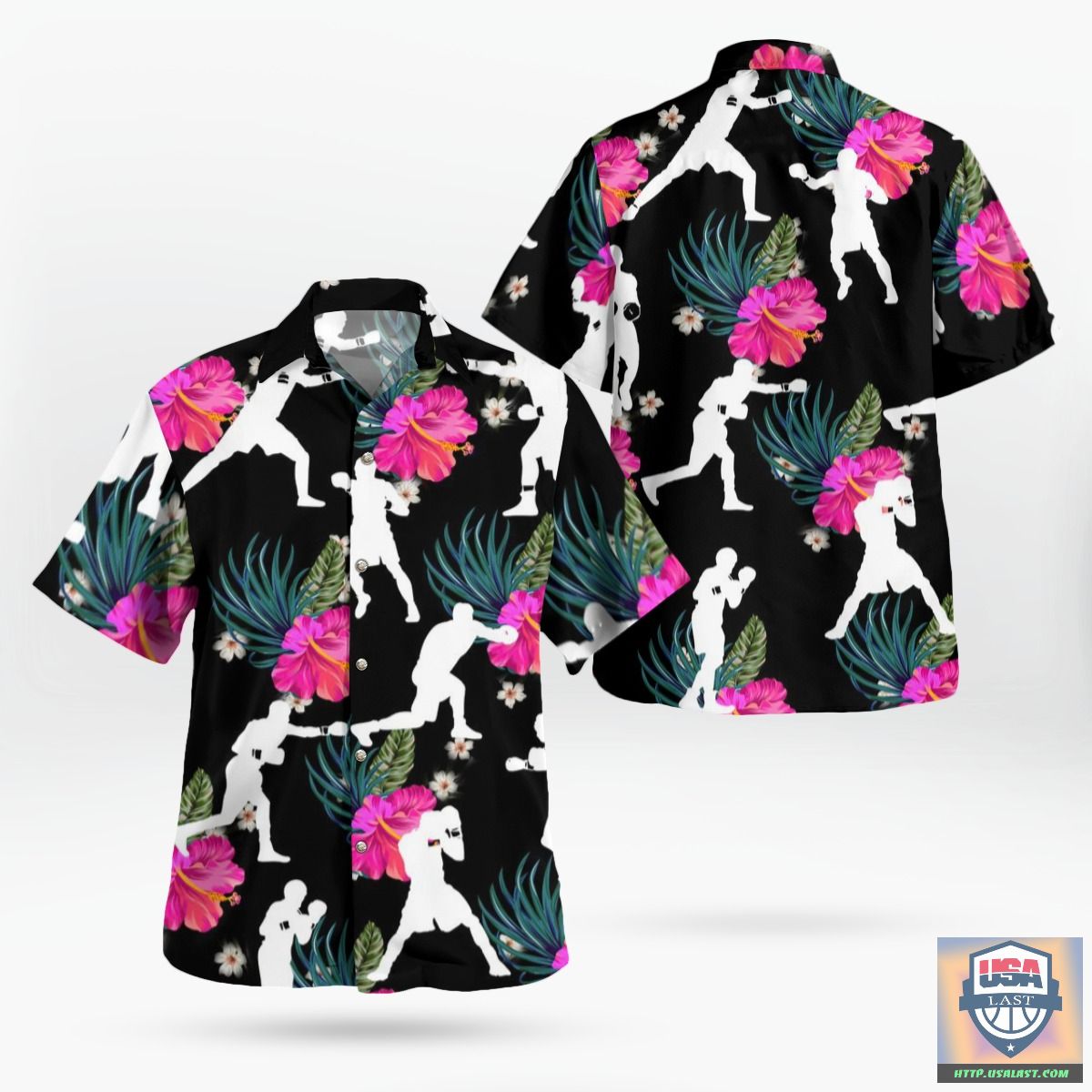 Boxer Dog Tropical Hawaiian Shirt