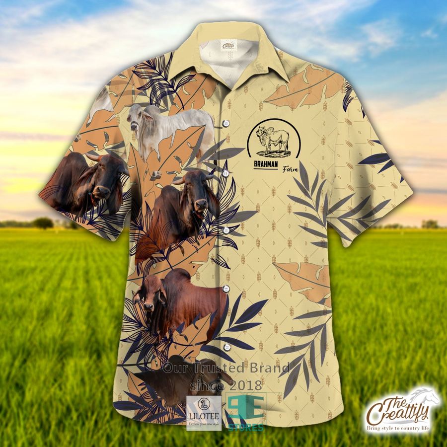 Brahman Cattle Hawaiian Shirt