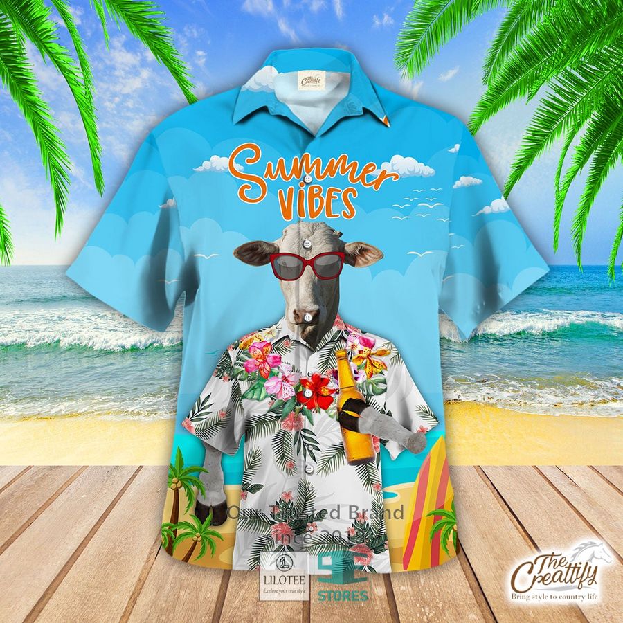 Brahman Cattle Hawaiian Shirt