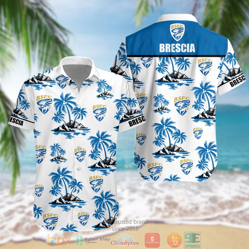 Brentwood New York Brentwood Legion Ambulance Service White Hawaiian Shirt